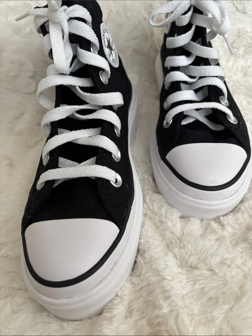 Converse Kids Black and White Chuck Taylor All Star High Top Sneakers